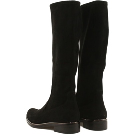 Stivali da donna Over the Knee Stretch Black Caprice 25510-41 044 nero 6