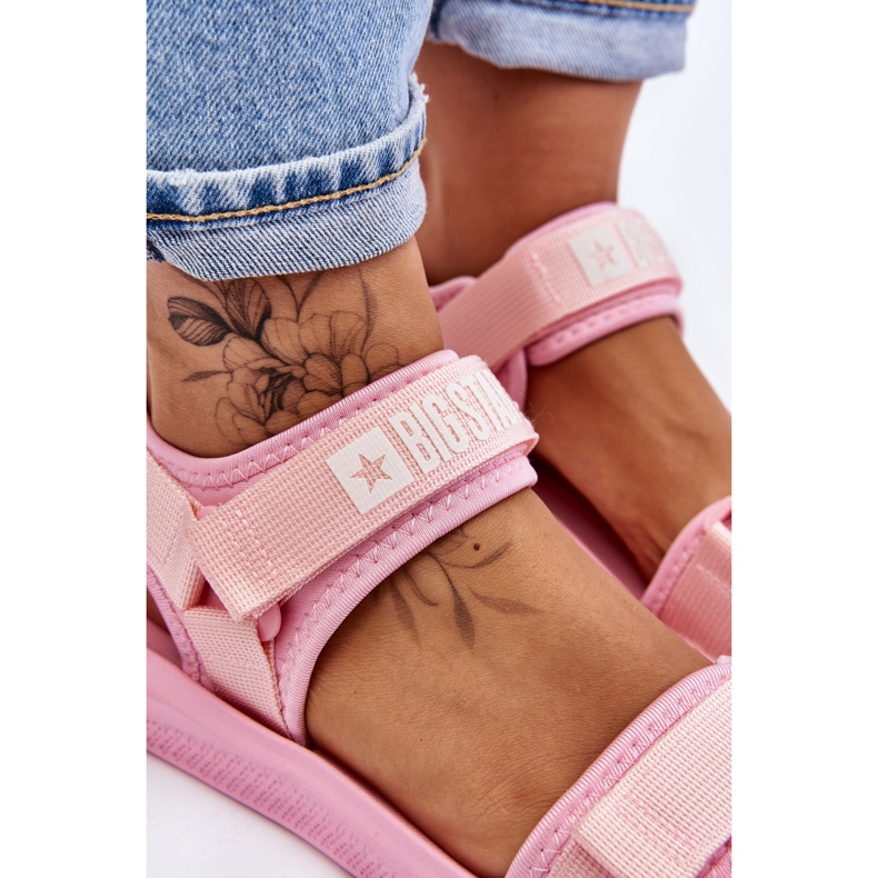 Sandali sportivi da donna Big Star LL274729 rosa 5