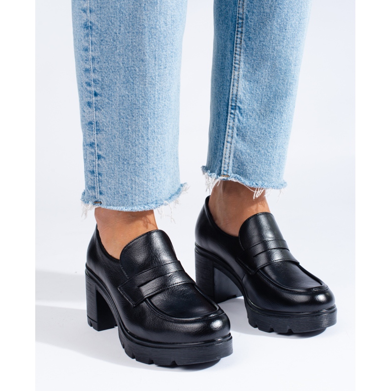 W. Potocki Scarpe nere con tacco alto di Potocki nero 1