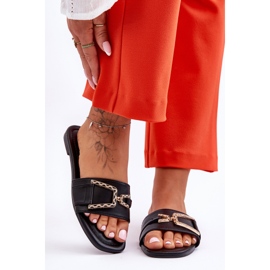 Pantofole impreziosite nere classiche da donna nero 1