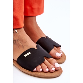 Tacchi piatti comodi da donna Black Coraline nero 2