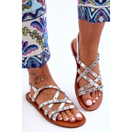 Sandali Donna Argento Alemona 1