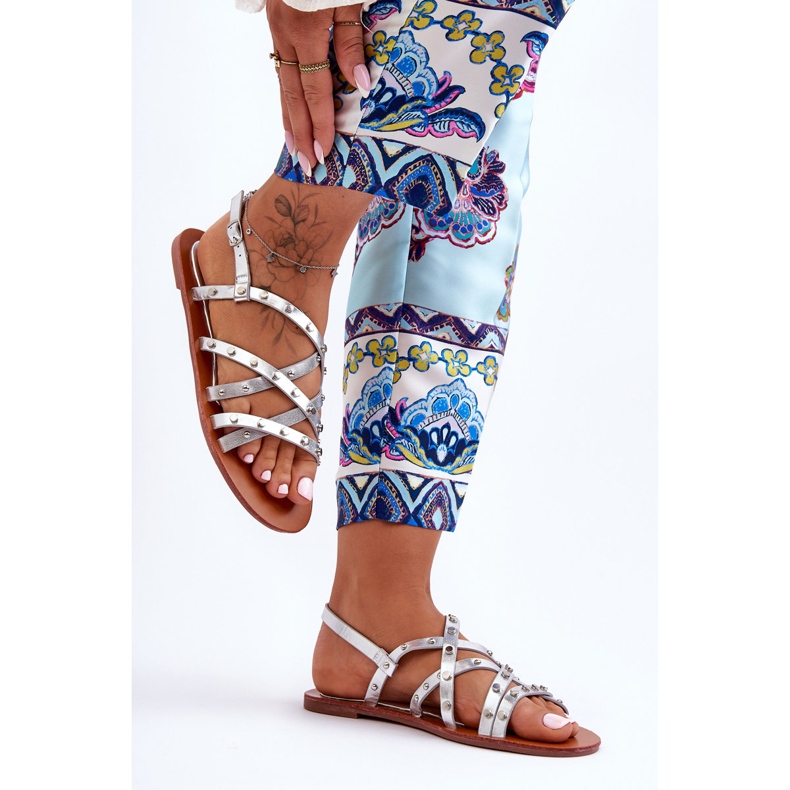 Sandali Donna Argento Alemona 2