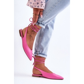 PG1 Ballerine annodate da donna Rosa Lilly Ann 1