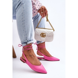 PG1 Ballerine annodate da donna Rosa Lilly Ann 2