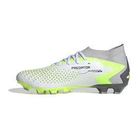 Scarpe da calcio Adidas Predator Accuracy.2 Mg M IE9486 bianco, grigio bianco 1