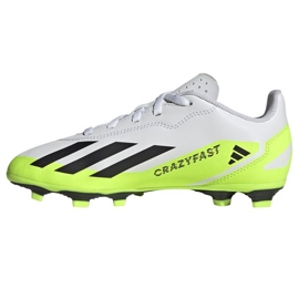 Scarpe da calcio Adidas X Crazyfast.4 FxG Jr IE1588 bianco bianco 1
