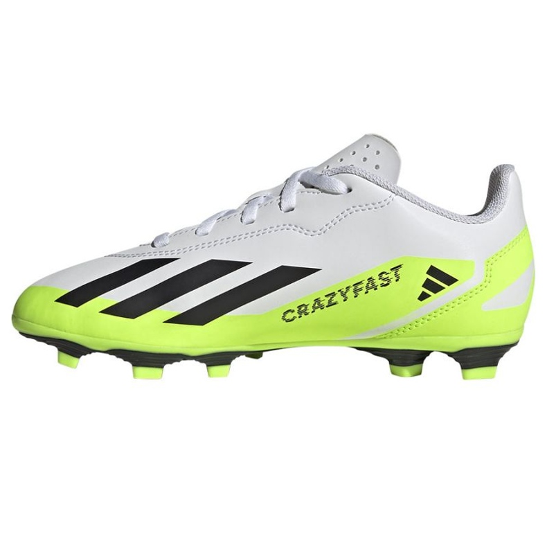 Scarpe da calcio Adidas X Crazyfast.4 FxG Jr IE1588 bianca bianca 1