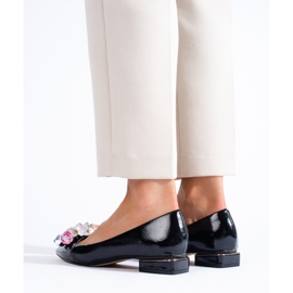 Décolleté da donna Shelovet con tacco basso nero 2