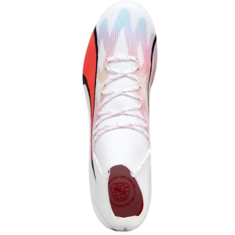 Scarpe da calcio Puma Ultra Pro FG/AG M 107422 01 bianca bianca 1