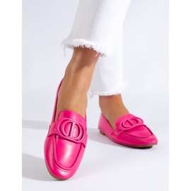 Eleganti mocassini da donna rosa Shelovet 2
