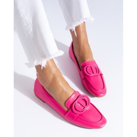 Eleganti mocassini da donna rosa Shelovet 1