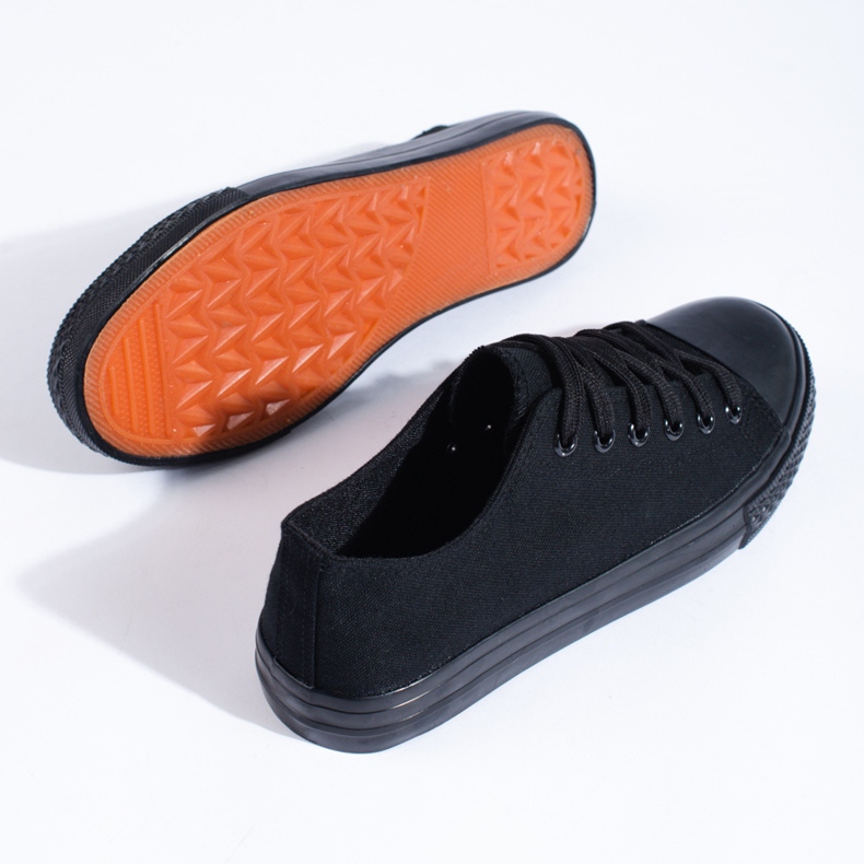 Sneakers classiche Shelovet da uomo di colore nero 2