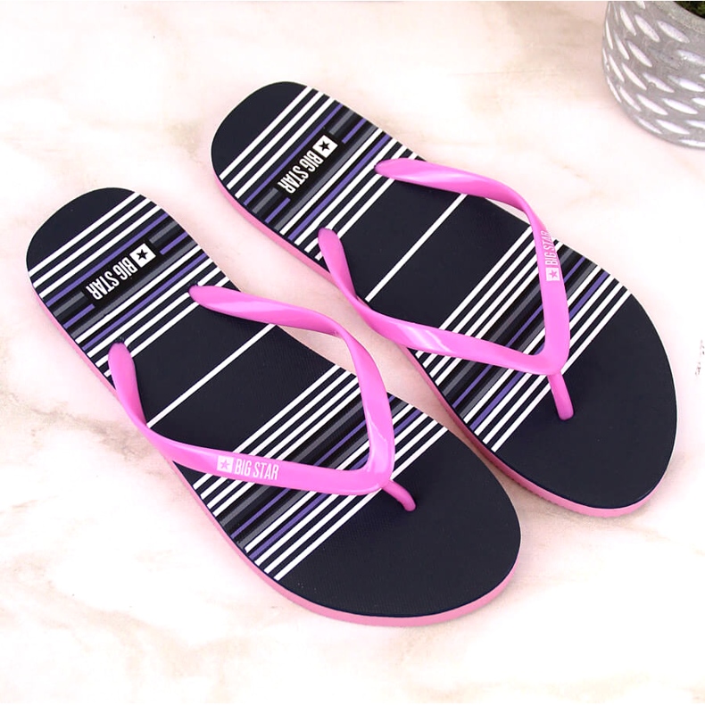 Infradito piatto Big Star W JJ274A352 rosa 4