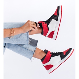 Sneaker alte rosse Shelovet rosso 1