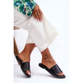 Pantofole Afrodite nere da donna classiche nero 1