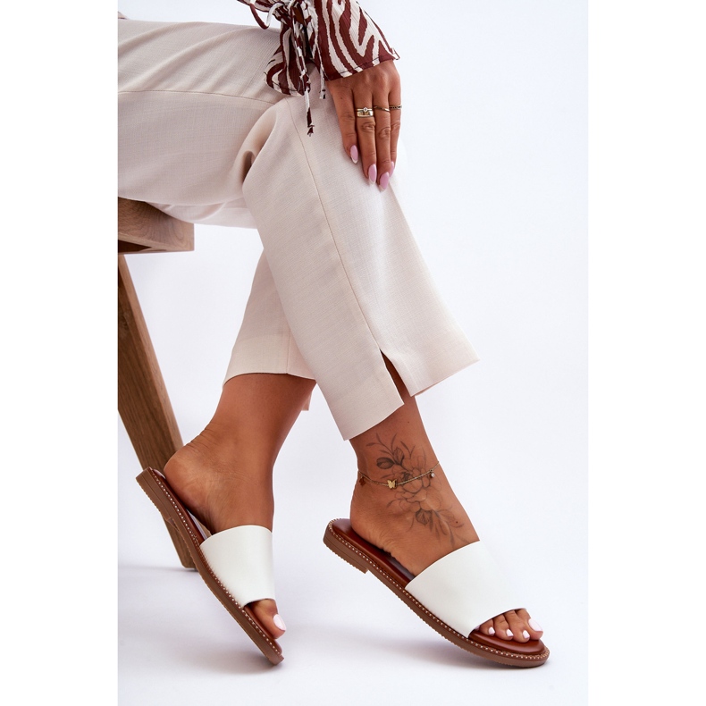 Sandali da donna classici Afrodite bianco bianca 1