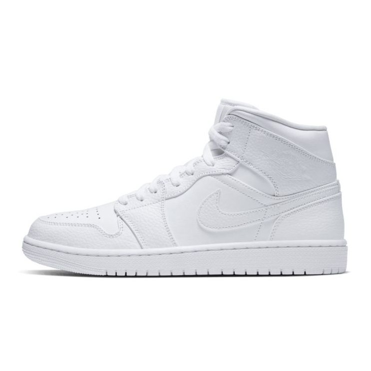 Scarpe Nike Air Jordan 1 Mid M 554724-130 bianca 1