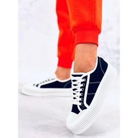 Sneakers da donna sulla piattaforma Dors Black nero 1