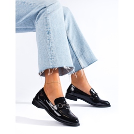 SHELOVET Mocassini eleganti nero 1