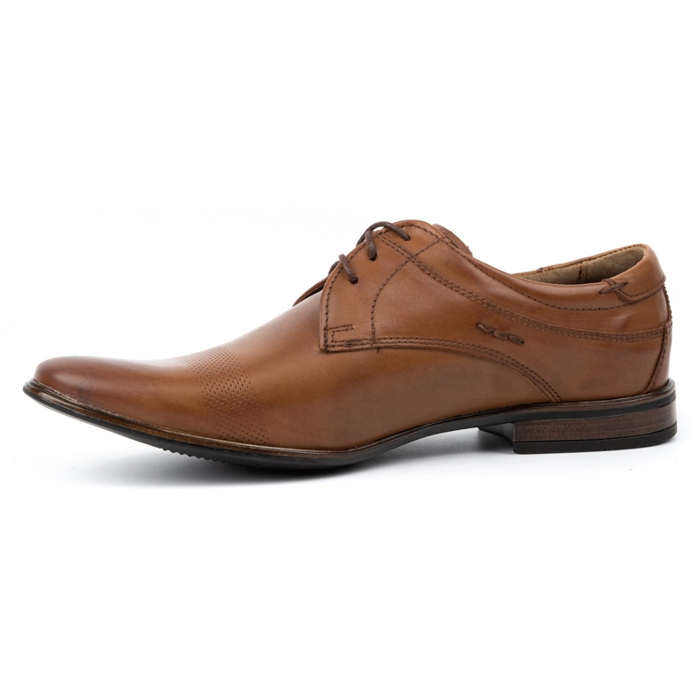 KOMODO Scarpa formale da uomo in pelle 877L marrone 1