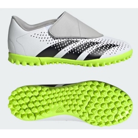 Scarpe Adidas Predator Accuracy.4 Vel Tf Jr IE9435 bianco bianco 1
