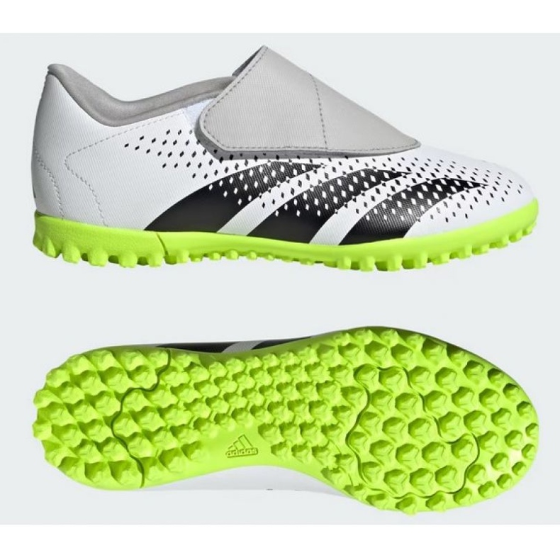 Scarpe Adidas Predator Accuracy.4 Vel Tf Jr IE9435 bianco bianco 1
