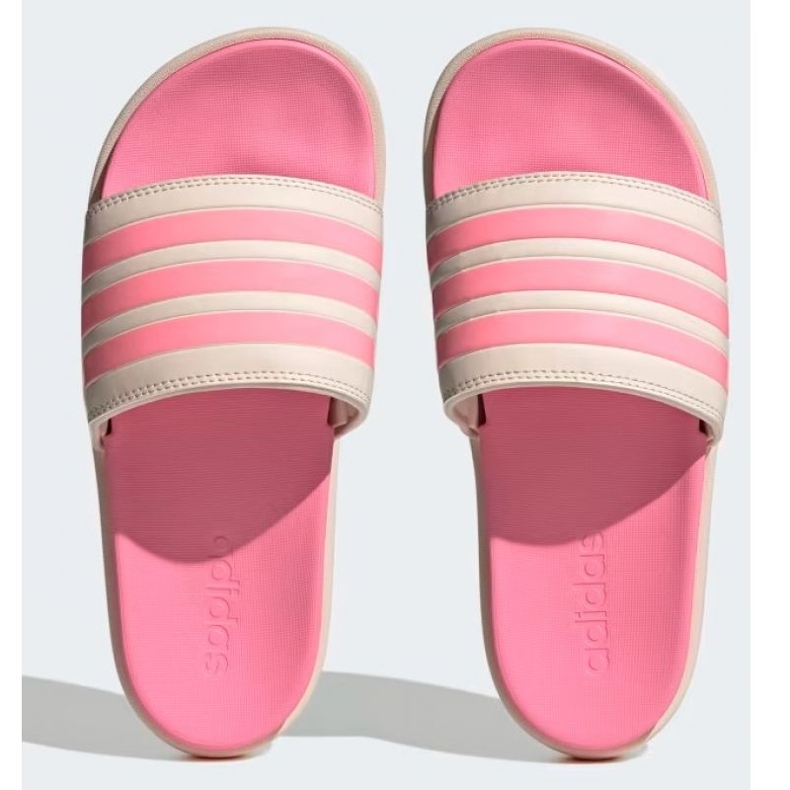 Infradito Adidas Adilette Platform HP9409 rosa beige 2
