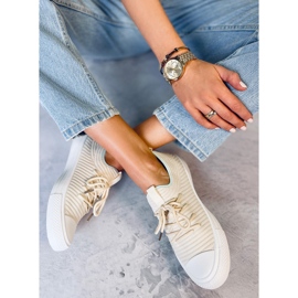 Sneakers a calzino da donna Bruni LT.BEIGE 2