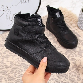 Sneakers per bambini isolate nere Big Star GG374040 nero 1