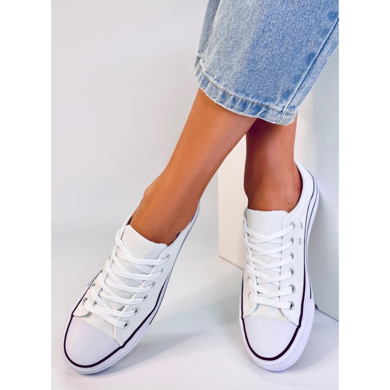 Sneakers classiche da donna Fargis White bianco 2