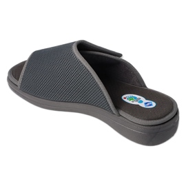Ciabatte da uomo Dr.ORTO Befado con fondo in velcro 078M001 verde 2