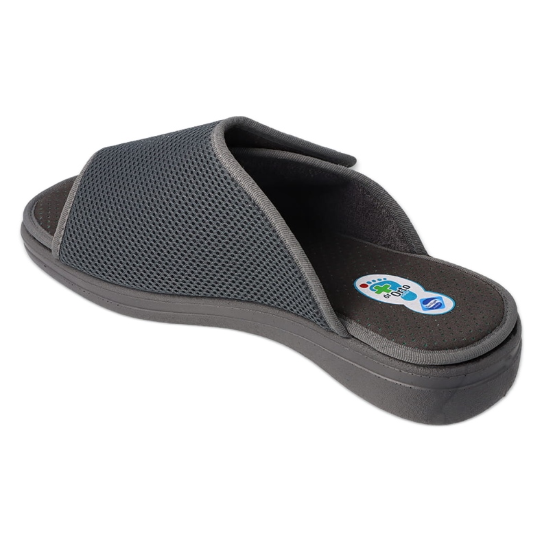 Ciabatte da uomo Dr.ORTO Befado con fondo in velcro 078M001 verde 2