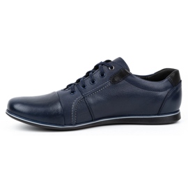 Kampol Scarpe casual da uomo in pelle 39 / 63KAM blu navy 1
