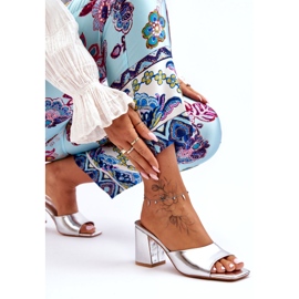 Flip eco-leather Silver Eco-Lebal Flip argento 5