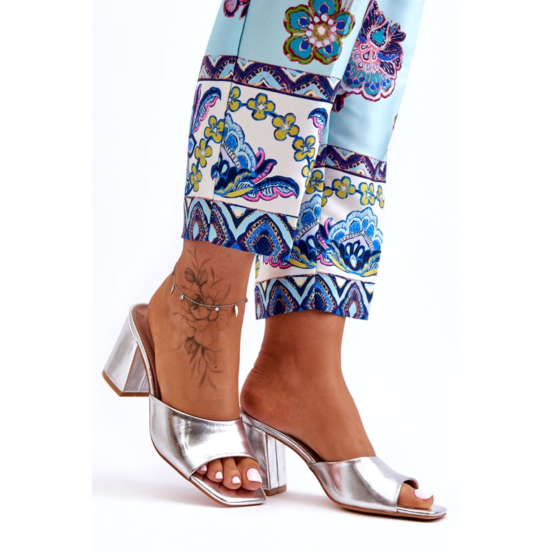 Flip eco-leather Silver Eco-Lebal Flip argento 6