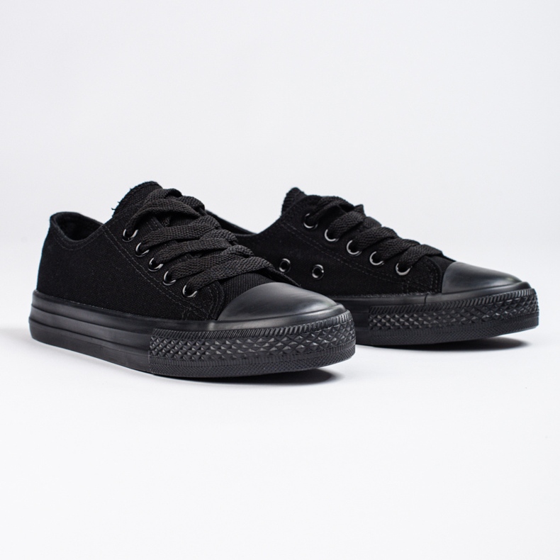 SHELOVET Sneakers classiche da bambino Vico nere nero 1
