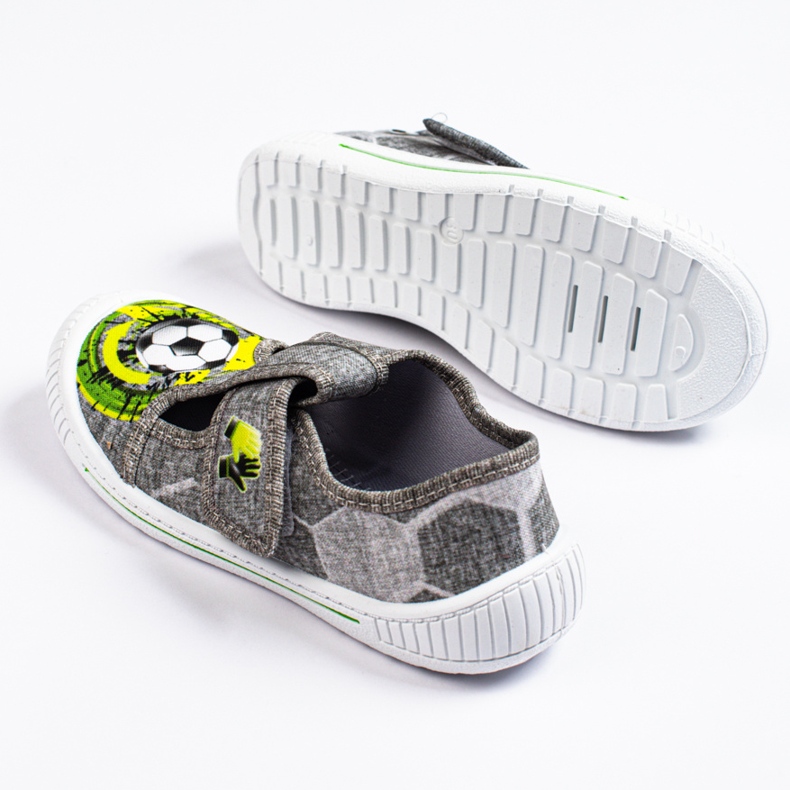 SHELOVET Pantofole grigie per un pallone da ragazzo 3F multicolore 1