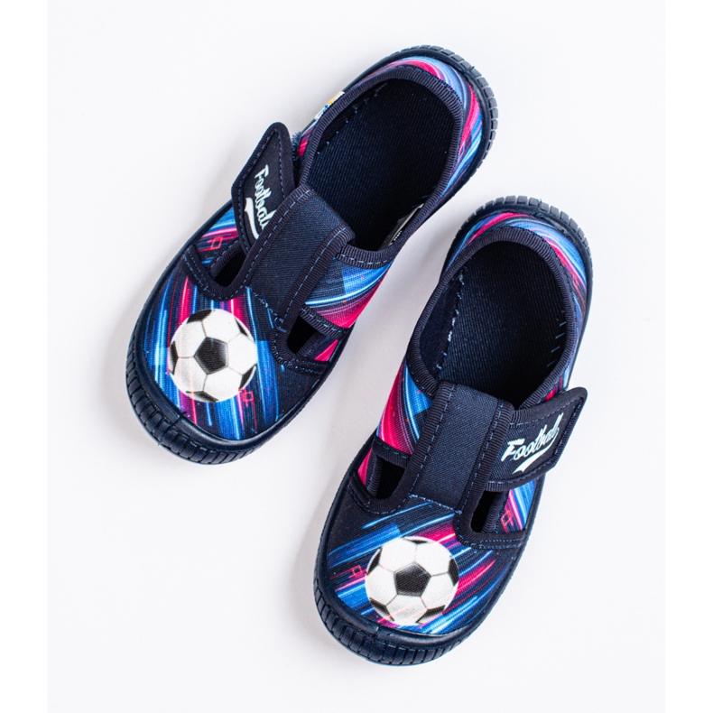 SHELOVET Pantofole in velcro per un ragazzo 3F multicolore 1