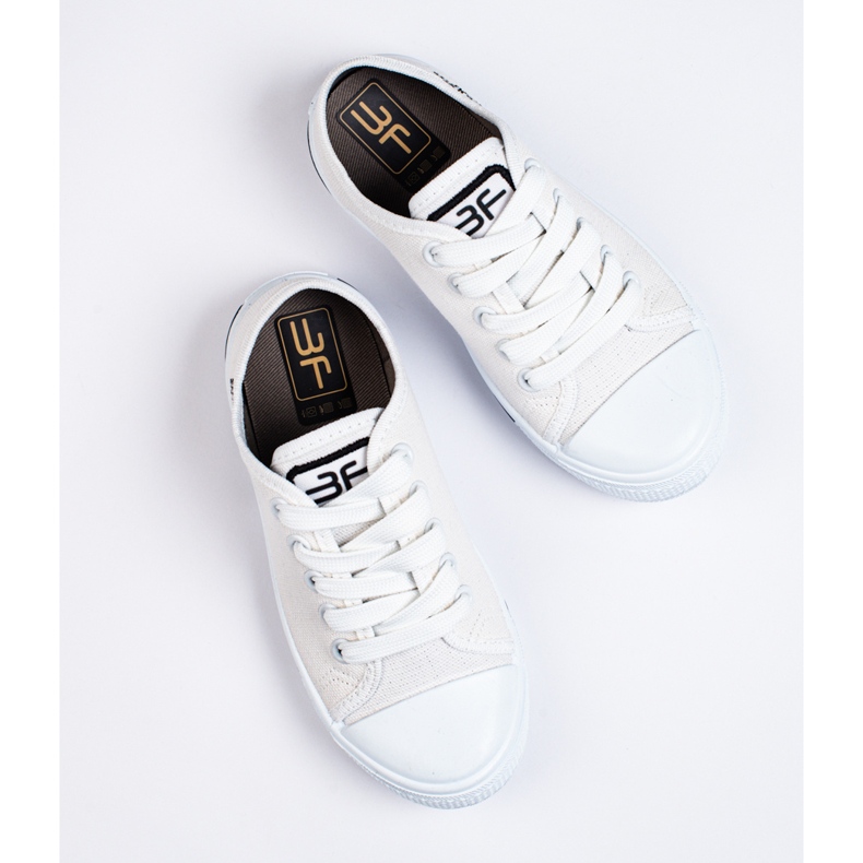 SHELOVET Sneakers da bambino 3F bianche bianca 1