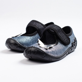 SHELOVET Pantofole farfalla 3F per bambina grigio 2