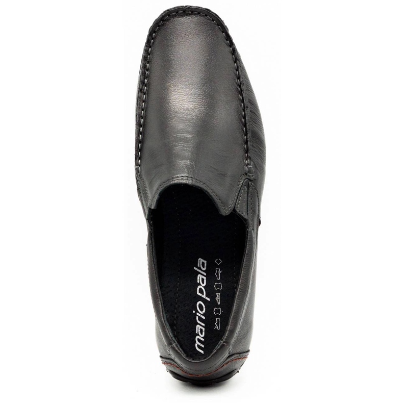 Olivier Mocassini uomo 763 grana nera nero 1