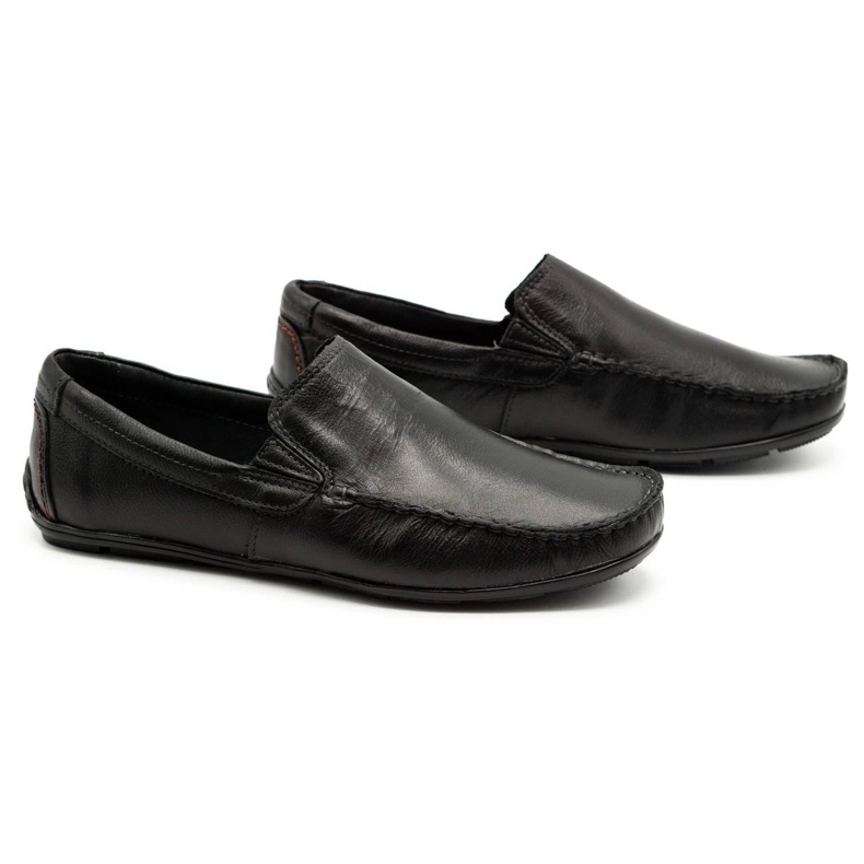 Olivier Mocassini uomo 763 grana nera nero 3