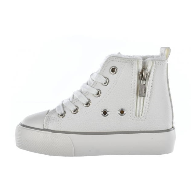 Sneakers bianche da bambino ad alto isolamento Big Star KK374227 bianca 1