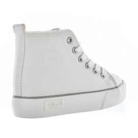 Sneakers bianche da bambino ad alto isolamento Big Star KK374227 bianco 2