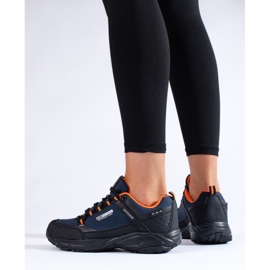 Scarpe da trekking outdoor da donna DK blu navy e nere nero 1
