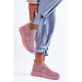 PG1 Scarpe Sportive Slip-on Donna Rosa Claris 1