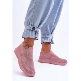 PG1 Scarpe Sportive Slip-on Donna Rosa Claris 2