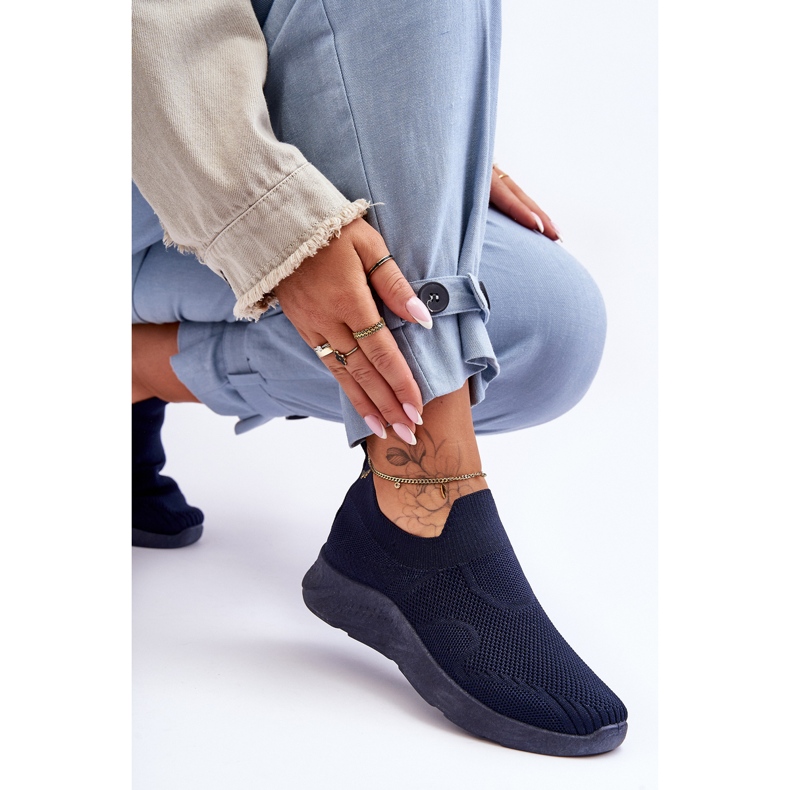 PG1 Scarpe Sportive Slip-on da Donna Navy Claris blu 2