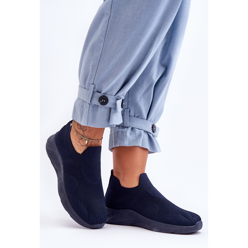PG1 Scarpe Sportive Slip-on da Donna Navy Claris blu 1